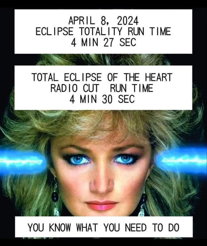Total (Solar) Eclipse of the Heart